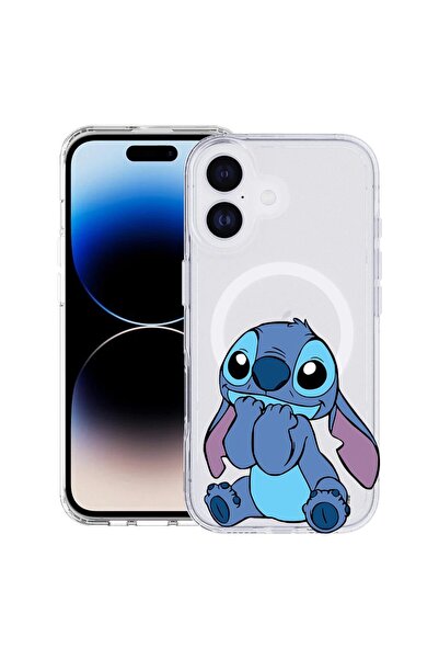 bestcase Husă pentru Apple iPhone 17 cu Design Adorabil Stitch, Mag Anti Shoc...