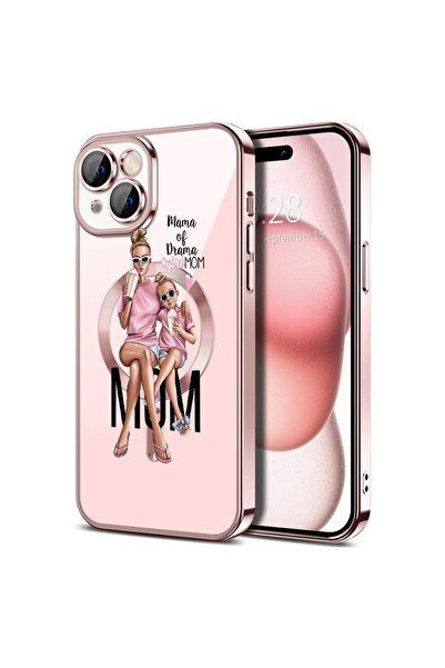 bestcase Πολυτελής Θήκη MagSafe, Συμβατή με Apple iPhone 15 Plus, Μαμά Κοριτσ...