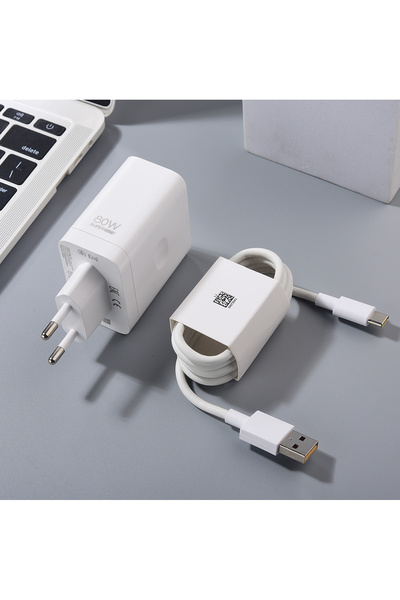 choice2 White EU add cable Original 80W SuperVOOC EU US Charger Fast Charging...