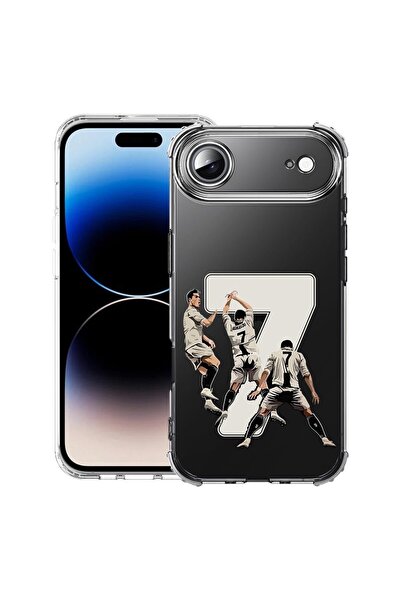 bestcase Husă pentru Apple iPhone 17 Air cu design Ronaldo, Antișoc, Colțuri ...