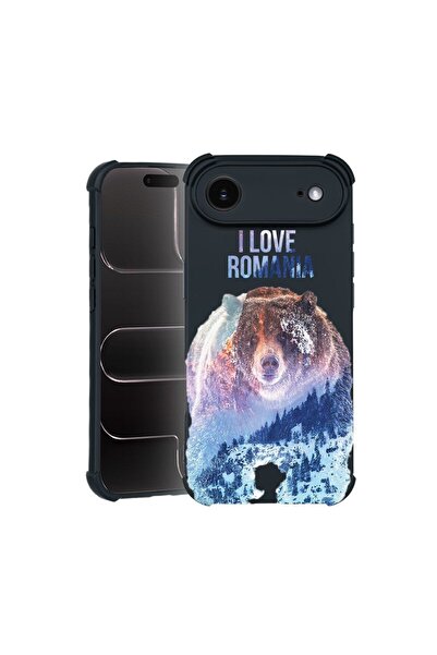 bestcase Husa TPU Pro Shock Compatibila cu Apple iPhone 17 Air, cu Design I L...