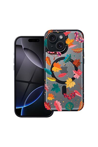 bestcase Θήκη συμβατή με Apple iPhone 12 με Φθινοπωρινά Χρώματα - Σχέδιο Φύλλ...