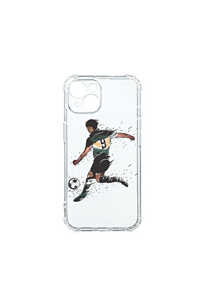 bestcase Αντικραδασμική Θήκη 1.5MM, Συμβατή με Apple iPhone 15, Σχέδιο Ποδοσφ...