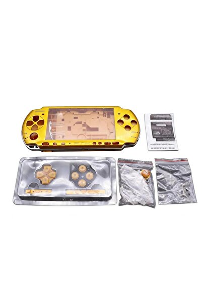 choice2 غطاء كامل ذهبي احترافي مع مجموعة أزرار لجهاز PSP3000
