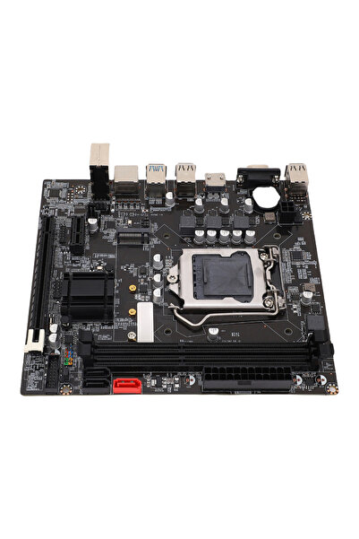 Choice لوحة أم للكمبيوتر من نوع B75 باللون الأسود لمنفذ LGA 1155، تدعم ذاكرة ...