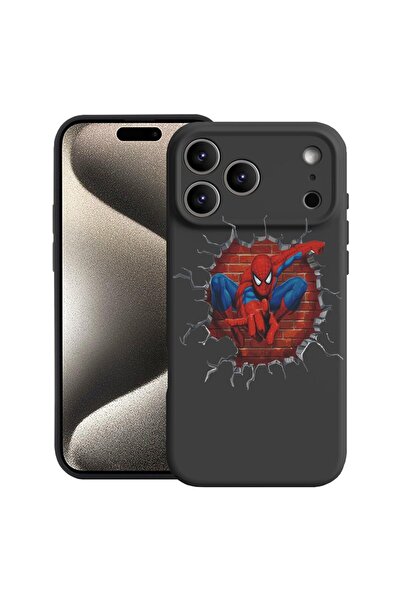 bestcase Husă pentru Apple iPhone 17 Pro Max cu design Spider-Man, Silicon pr...