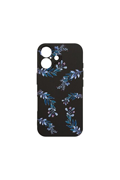 bestcase Husă pentru Apple iPhone 16, Silicon Premium Subțire 1.2MM, Flori Al...