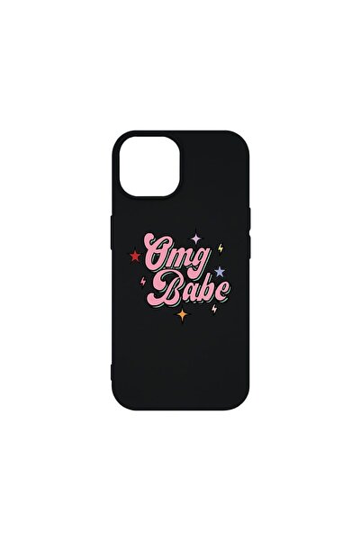 bestcase Husă Premium din Silicon Lichid, Compatibilă cu Apple iPhone 15, OMG...