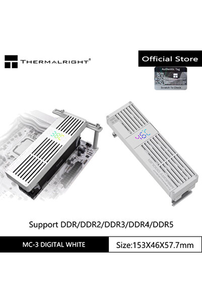 Choice1 مشتت حراري رقمي MC-3 أبيض من ثيرمال رايت، ومشتت حراري رقمي MC-3 أسود ...