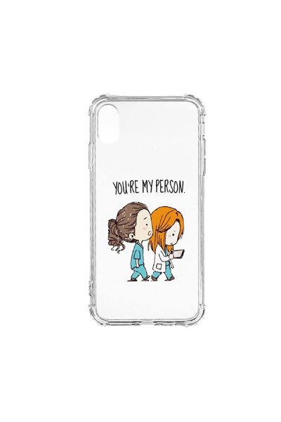bestcase Αντικραδασμική Θήκη, Συμβατή με Apple iPhone XS Max, Grey's Anatomy,...
