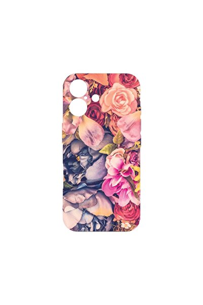 bestcase Θήκη για Apple iPhone 16 Plus, Λεπτή Premium Σιλικόνη 1.2MM, Φλοράλ,...