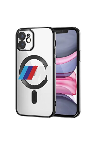bestcase Луксозен MagSafe калъф, съвместим с Apple iPhone 12, BMW M Power, ул...