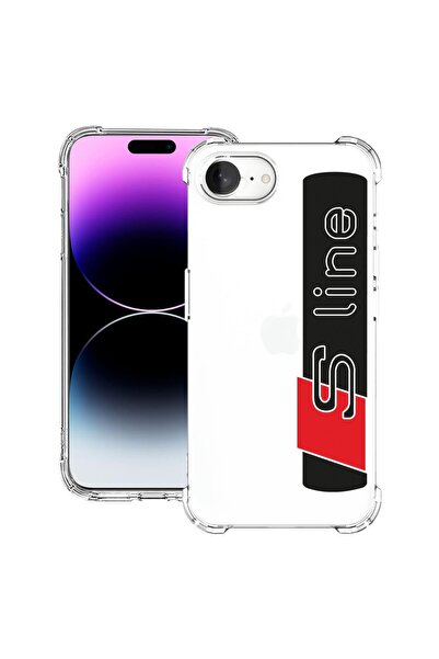 bestcase Калъф за Apple iPhone 16e, Удароустойчив 1.5ММ, Audi S Line, Защита ...