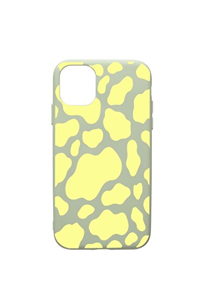bestcase Husa Premium Silicon Compatibila Cu Apple iPhone 12 Pro, Yellow Cow,...