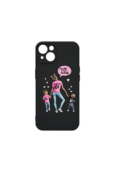 bestcase Θήκη Premium Υγρής Σιλικόνης, Συμβατή με Apple iPhone 14, Σχέδιο Μαμ...