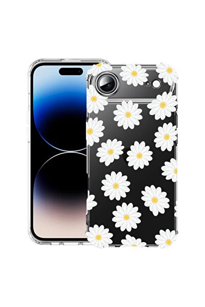bestcase Husă pentru Apple iPhone 17 Air cu Design Happy Flowers Daisy, Antiș...
