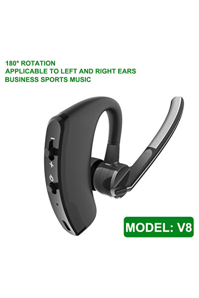 Choice V8-Black New V8/V9 Business bluetooth headset stereo HD wireless Headp...