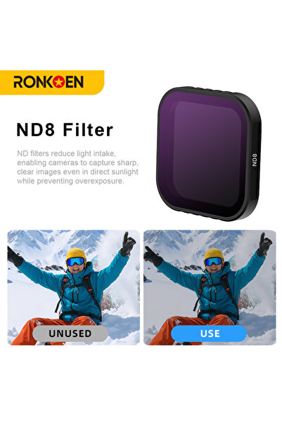Choice3 ND8 Filter Ronkoen CPL ND8 ND16 ND32 Lens Filter Kit Aluminum Alloy F...