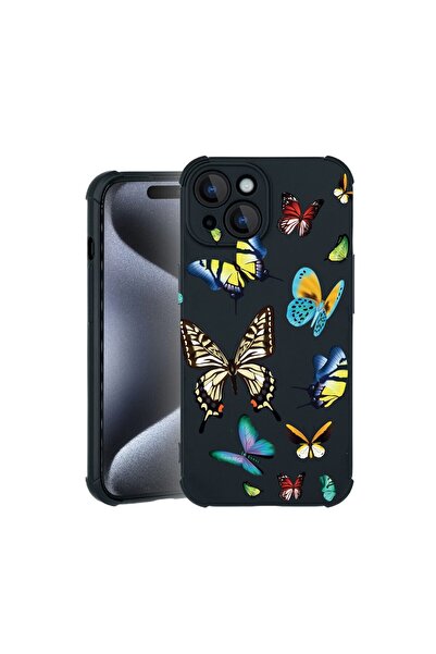 bestcase Θήκη TPU Pro Shock συμβατή με Apple iPhone 15, με όμορφο σχέδιο με π...