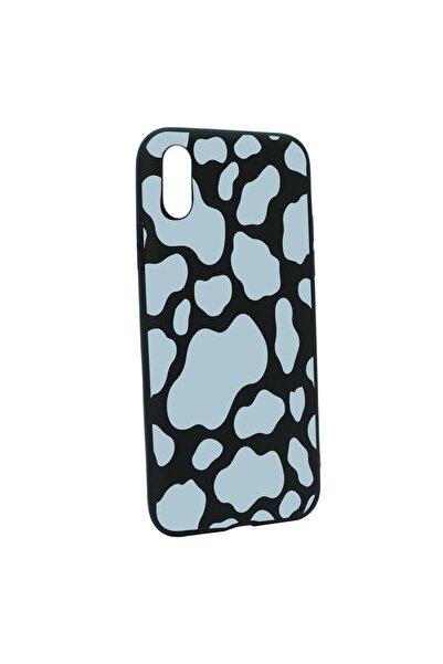 bestcase Θήκη σιλικόνης συμβατή με Apple iPhone XS Max, Μπλε Αγελάδα, ανθεκτι...