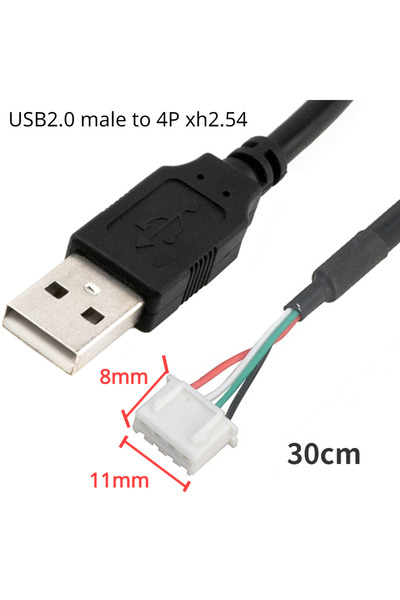 Choice male to 4P xh2.54 USB to 4P xh2.54 cable USB to 4P MX1.25 USB to PH2.0...