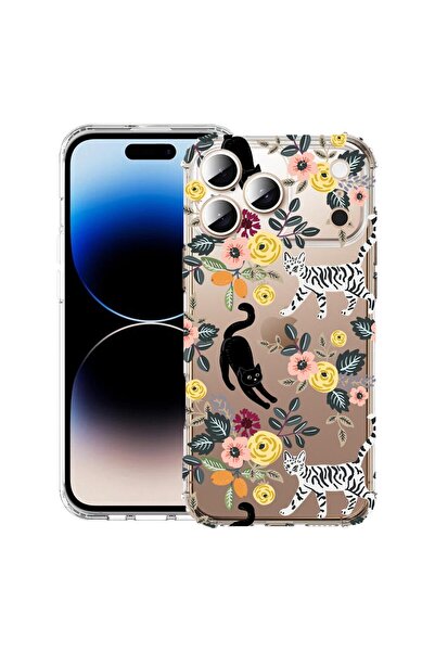 bestcase Θήκη για Apple iPhone 17 Pro με Σχέδιο Γάτας, Αντικραδασμική, Ενισχυ...