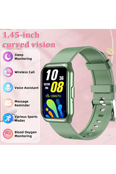Choice1 Green 2025 Smart Bracelet Women Sport Smartwatch Men Heart Rate Sleep...