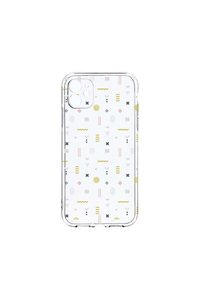 bestcase Διαφανής Θήκη Σιλικόνης 2MM, Συμβατή με Apple iPhone 12 Mini, Σχέδια...