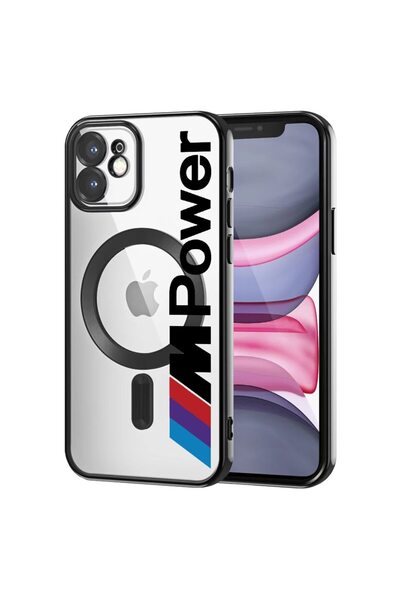 bestcase Husa Luxury MagSafe, Compatibila Apple iPhone 12, BMW M Power, Ultra...