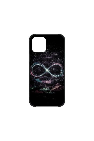 bestcase Husa MaxSafe Glassy, Compatibilă cu Apple iPhone 12, Infinity Space,...