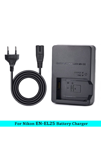 choice2 شاحن كاميرا EU MH-32 MH32 لبطارية نيكون EN-EL25 ENEL25 EL25 لكاميرات ...