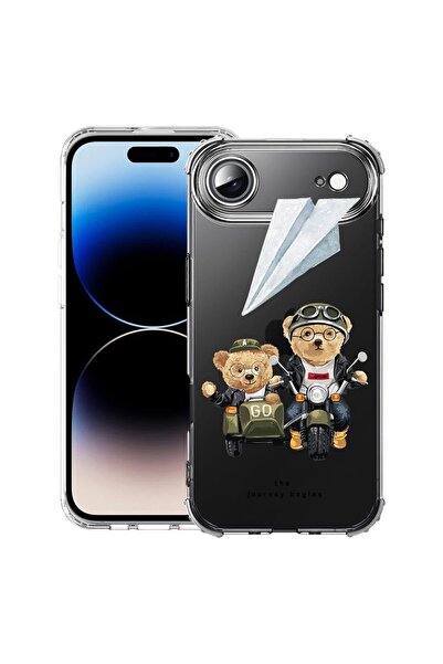 bestcase Θήκη για Apple iPhone 17 Air με Σχέδιο Teddy On The Road, Αντικραδασ...