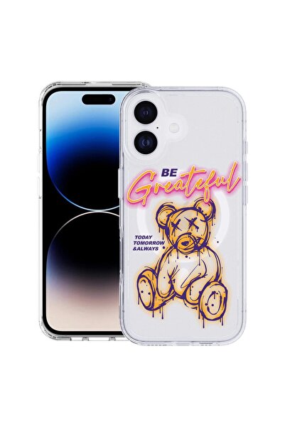 bestcase Husă pentru Apple iPhone 17 cu Design Ursuleț de Pluș - Fii Recunosc...