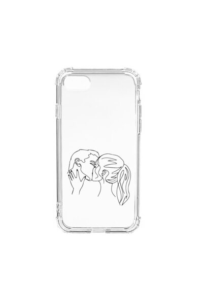 bestcase Антишоков силиконов калъф, съвместим с Apple iPhone SE 2020 / iPhone...
