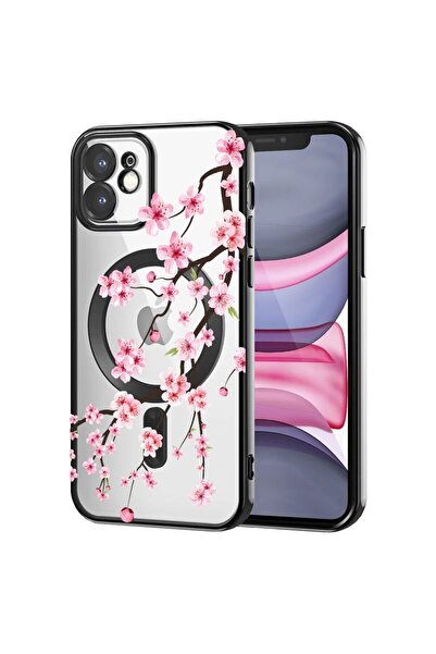 bestcase Πολυτελής Θήκη MagSafe, Συμβατή με Apple iPhone 11, Άνθη Κερασιάς - ...