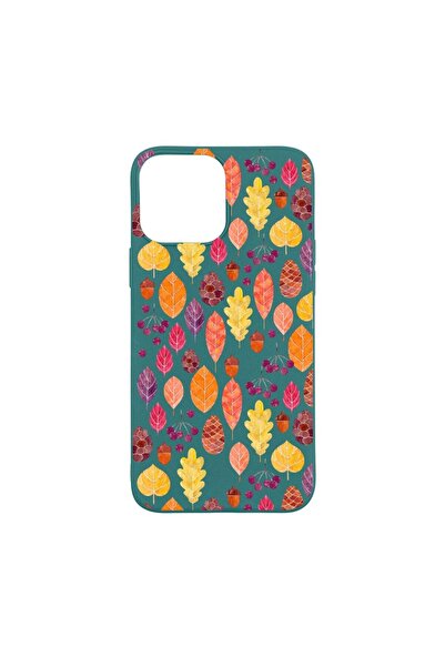 bestcase Θήκη σιλικόνης συμβατή με Apple iPhone 13 Pro Max, Φθινοπωρινή, ανθε...
