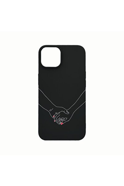 bestcase Силиконов калъф, съвместим с Apple iPhone 14, Love, устойчив на изно...