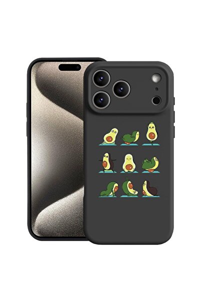 bestcase Husa pentru Apple iPhone 17 Pro cu Design Avocado Yoga, Premium Sili...