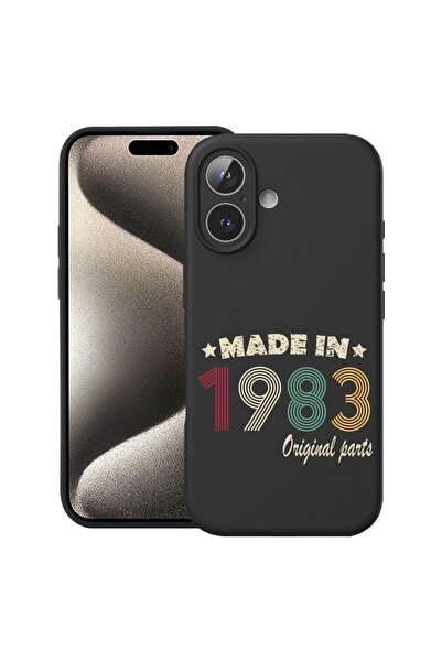 bestcase Husă pentru Apple iPhone 17 cu Design Original Parts 1983, Silicon P...