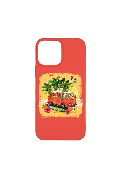 bestcase Θήκη σιλικόνης, Συμβατή με Apple iPhone 13 Pro Max, Καλοκαιρινό Αυτο...