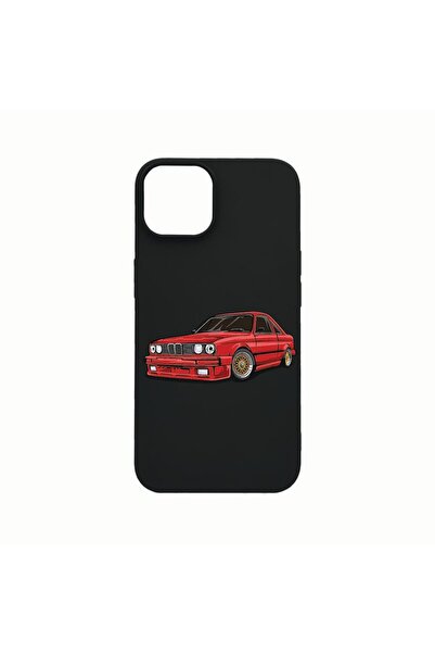 bestcase Θήκη σιλικόνης, Συμβατή με Apple iPhone 14, Κλασικό Αυτοκίνητο, ανθε...