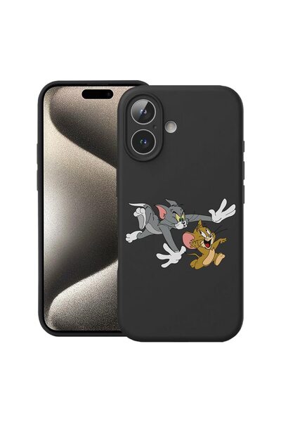 bestcase Husă pentru Apple iPhone 17 cu design Tom și Jerry, Silicon Premium,...
