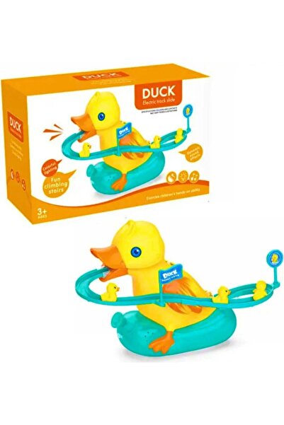 Anne&Bebek Devrez Pilli Işıklı Sesli Oyuncak Ördek Kaydırak - Eğitici Hareket...
