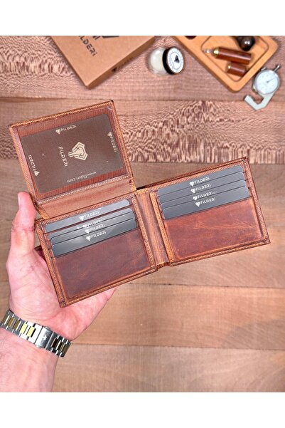Fil Deri Ανδρικό πορτοφόλι από γνήσιο δέρμα με θήκες για ταυτότητα και κάρτες...