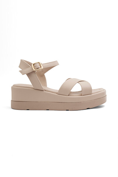 Mamito Ayakkabı JVL 402 Σανδάλια με ρυθμιζόμενο τακούνι και χιαστί λουράκια