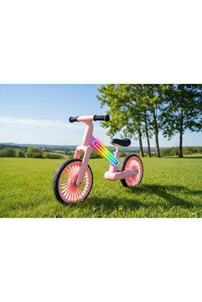 zola Παιδικό ποδήλατο ισορροπίας, RGB LED, ελαφρύ, ρυθμιζόμενο, εργονομική σέ...