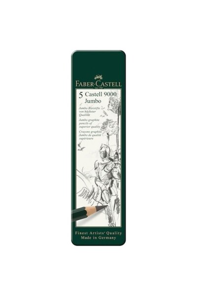 Faber Castell Creion de grafit Faber-Castell Jumbo, set de 5 bucăți