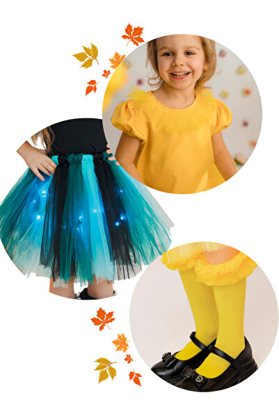 fustite cu luminite Ολοκληρωμένη Στολή Νεράιδας του Φθινοπώρου, Νεράιδα της Ά...