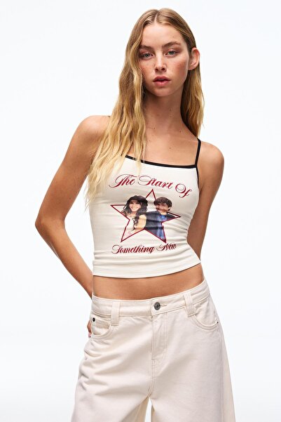 Bershka High School Musical askılı crop top