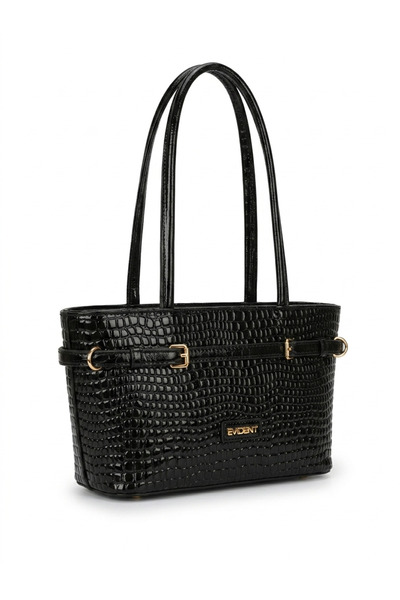 H&D COLLECTİON Γυναικεία τσάντα ώμου με λεπτομέρεια ζώνης και μοντέλο κουβά Μ...